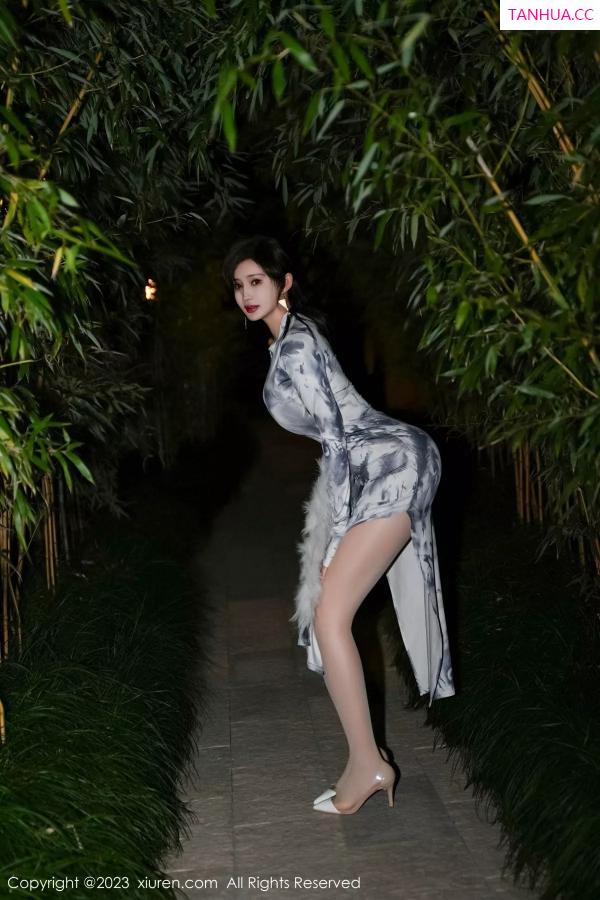 周妍希 奶瓶土肥圆 [XiuRen]高清写真图 2023.11.30 No.7744 Carol周妍希 旗袍美臀第9张图片